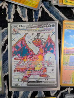 Small Lot of Pokemon Cards Secret Rares, Full Art, Gold, Radiant, Charizard EX - Image 4