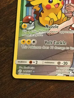 Pokemon Pikachu TCG Card #241/236 Cosmic Eclipse Secret Rare - Image 5