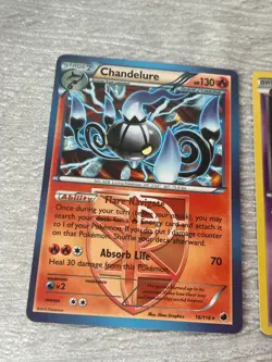 Lot of Pokemon CHANDELURE Mew LATIOS Holo or Not Rare Collecting Cards - include - Image 2