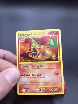 Pokemon TCG Charizard Stormfront Holo Card 103/100 Secret Rare HP - Image 2