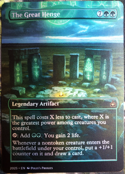 The Great Henge FOIL Proxy Playtest Card with Custom Art Design - Image 1