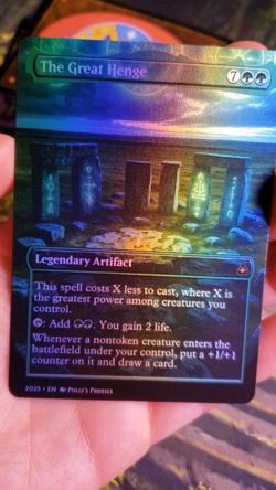 The Great Henge FOIL Proxy Playtest Card with Custom Art Design - Image 2