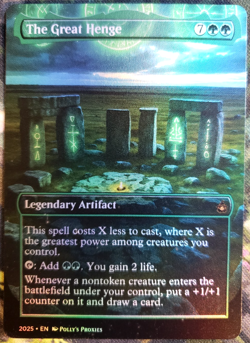The Great Henge FOIL Proxy Playtest Card with Custom Art Design - Image 4