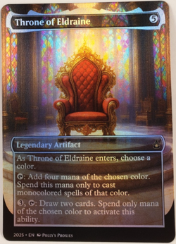 Throne of Eldraine FOIL Proxy Playtest Card with Custom Fantasy Art - Image 1