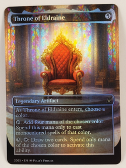 Throne of Eldraine FOIL Proxy Playtest Card with Custom Fantasy Art - Image 2