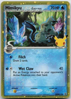 Mimikyu (Delta Species) Promo SWSH: Sword & Shield Promo Cards SWSH136 NM - Image 1