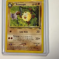 Pokemon TCG Primeape Card 18/18 Southern Islands Promo, Near Mint Condition - Image 1