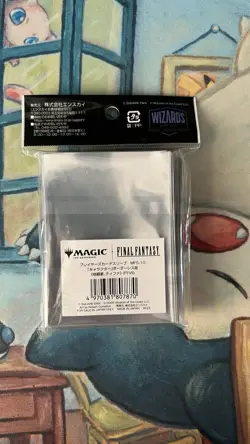 Magic The Gathering MTG Final Fantasy FF7 Tifa Card 80 Sleeves Japan Exclusive - Image 2