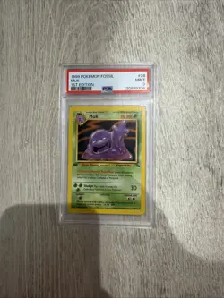 WOTC Fossil Muk 13/62 Holo PSA 9 Pokemon Card Auction mint Fossil Base Set - Image 1