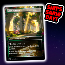 Lush Portico - Custom Art Magic: The Gathering Playtest Card - Commander EDH - Image 1