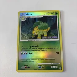 Grotle 49/130 Stamped Reverse Holo -Rare Holo Pokemon Card- Diamond Pearl - Image 1