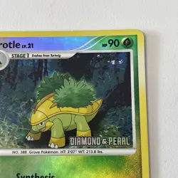 Grotle 49/130 Stamped Reverse Holo -Rare Holo Pokemon Card- Diamond Pearl - Image 4