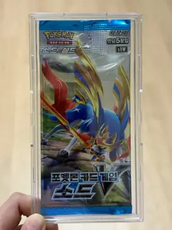 Pokemon card Sword & Shield "Sword V" booster pack Korean ver. - Image 1