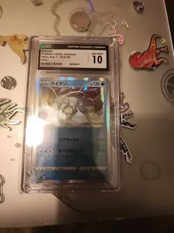 Pokemon Suicune EX Holo Card Japanese Classic Game, CGC 10 Gem Mint - Image 1