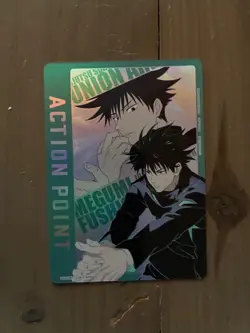 Union Arena Jujutsu Kaisen Megumi Fushiguro Card Action Point UA02BT/JJK-1-AP02 - Image 1