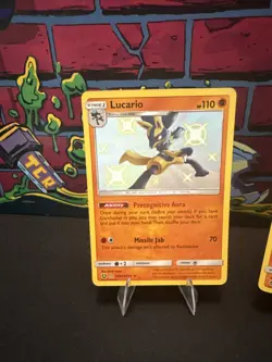 Lucario SV22/SV94 Hidden Fates Shiny Vault Holo Card Mint/Near Mint Lot Of 2 - Image 2