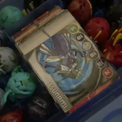Bakugan Mixed Lot with Tsunami Card, Collectible Cards & Storage Cases - Image 3