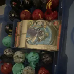 Bakugan Mixed Lot with Tsunami Card, Collectible Cards & Storage Cases - Image 4