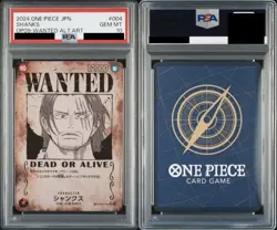 2024 One Piece OP09 JAP Wanted Card Complete Set PSA 10 GEM MINT - Image 3