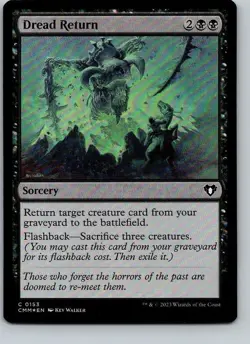Dread Return - CMM - FOIL - 153 - MTG - Image 1