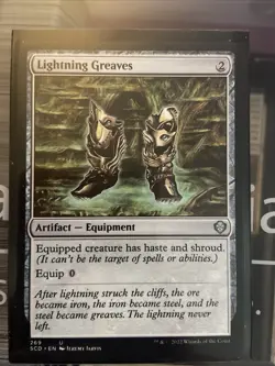 Lightning Greaves Starter Commander Decks uncommon MTG COMMANDER STAPEL - Image 1