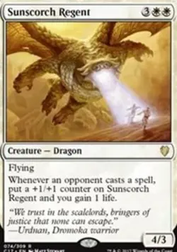 Sunscorch Regent NM, English MTG Commander 2017 - Image 1