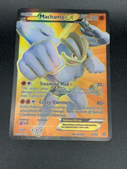 Machamp EX 90/98 FULL ART ULTRA RARE Pokemon XY Ancient Origins TCG Card 2015 - Image 1