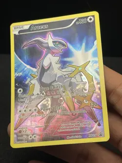 Arceus - XY116 Black Star Promo Full Art Pokemon - Image 4