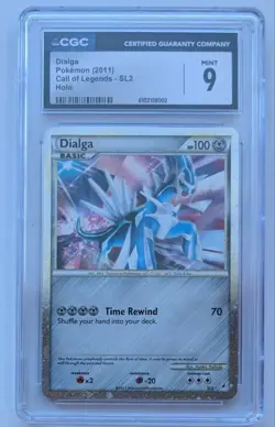 2011 Pokemon Call of Legends Dialga #SL2 Ultra Rare Holo CGC 9 - Image 1