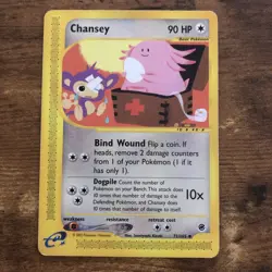 Pokemon TCG Chansey Expedition 72/165 Regular Uncommon - Image 1