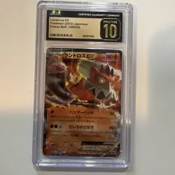 2012 Pokemon Japanese BW Freeze Bolt 40/59 Landorus EX CGC Pristine 10 GEM MINT - Image 1