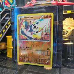 Timburr Noble Victories Reverse Holo Pokemon TCG 62/101 Black & White Common - Image 2