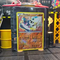 Timburr Noble Victories Reverse Holo Pokemon TCG 62/101 Black & White Common - Image 3