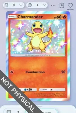 Pokemon TCG POCKET - Charmander Shiny 1⭐, Shining Revelry, English - Image 1