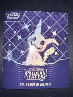 Pokemon Paldean Fates ETB Player's Guide Booklet - Image 1