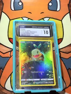 Turtwig Galarian Gallery GG31/GG70 2023 Pokemon Crown Zenith CGC Gem Mint 10 - Image 1