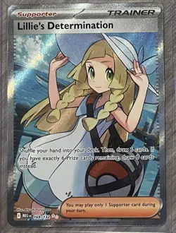 Pokemon Lillie's Determination 169/132 Me01: Mega Evolution Holo Ultra Rare - Image 1