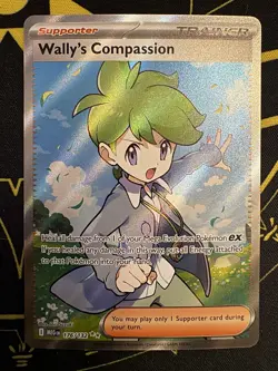 Wally's Compassion Ultra Rare Full Art 176/132 Pokemon Mega Evolution English NM - Image 1