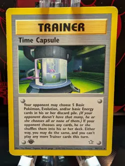 Pokemon Time Capsule 90/11 Neo Genesis 1st Ed WOTC LP - Image 1