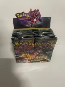 Pokemon TCG Darkness Ablaze Empty Booster Box Display - Image 1