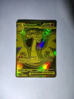 Pokemon TCG Gold Mega Charizard EX Phantasmal Flames - Image 1