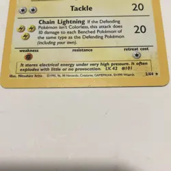 Pokemon TCG Electrode Jungle 2/64 Holo Unlimited Holo Rare LP - Image 4