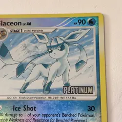 Pokemon Glaceon LV 46 Reverse Holo 20/100 Burger King Promo - Image 4