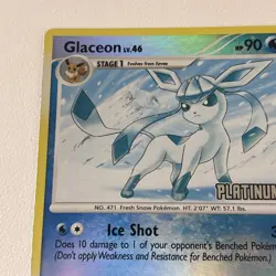 Pokemon Glaceon LV 46 Reverse Holo 20/100 Burger King Promo - Image 5