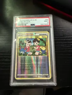 2010 Twins [Reverse Holo] #89 Pokemon Triumphant PSA 9 - Image 1