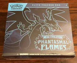 Pokemon Mega Evolution Phantasmal Flames Elite Trainer Box ETB Factory Sealed - Image 1