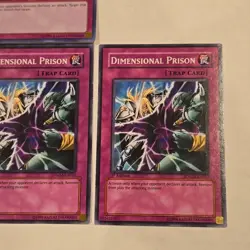 Dimensional Prison 3x SDMM & 1x RYMP -1st Edition Common NM Yugioh - Image 3