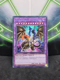 Yugioh Five-Headed Dragon BLHR-EN000 Secret Rare 1st Edition NM - Image 1