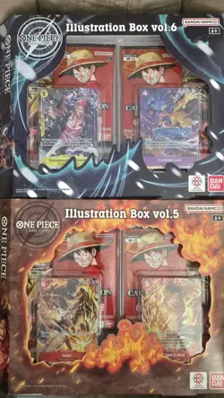 One Piece Illustration Box Vol 5 & Vol 6. Lot of 6. 3 of each. SHIP ASAP! - Image 1