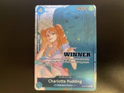 One Piece TCG Winner Pack 2025 Vol. 1 Charlotte Pudding OP06-047 NM - Image 1